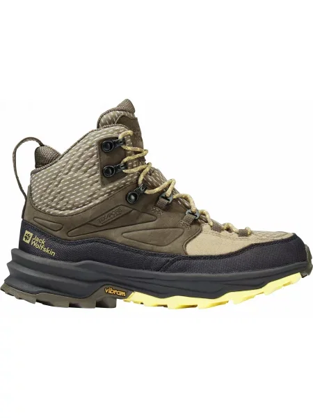 Кожаные ботинки Jack Wolfskin коричневые