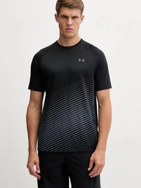 Kratka majica za vadbo Under Armour UA Tech Fade črna