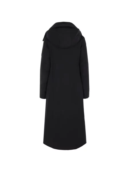 Palton Yohji Yamamoto cu glugă negru