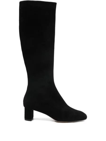 Botine Aeyde din piele de căprioară negru
