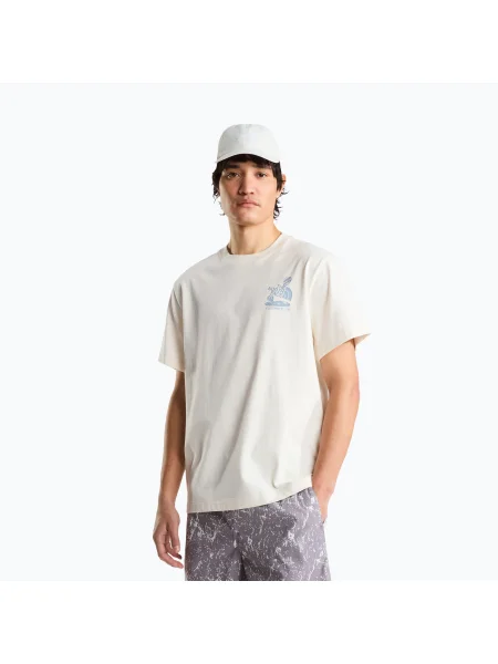 Tricou pentru bărbați The North Face Snack Relaxed white dune alb