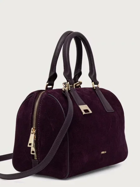 Geanta crossbody Furla din piele violet