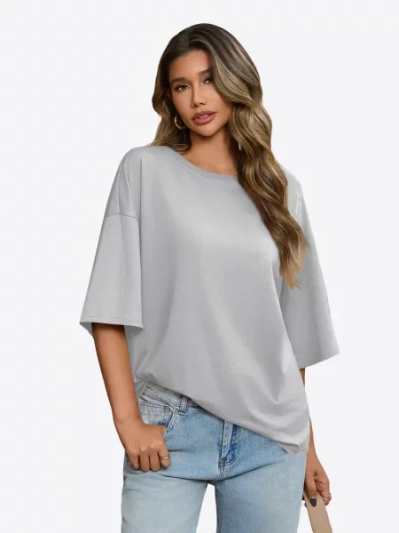 Imily Bela Tricou deschis gri