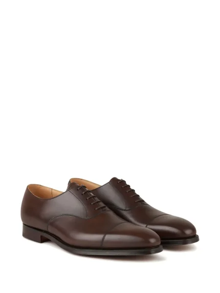 Кожени ниски обувки Crockett & Jones кафяво
