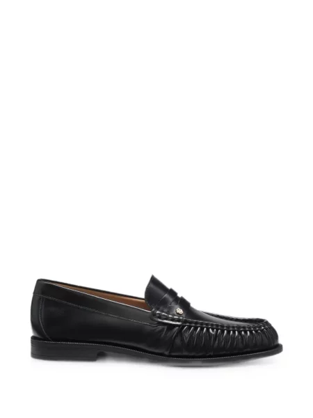 Mocasini Boss din piele negru