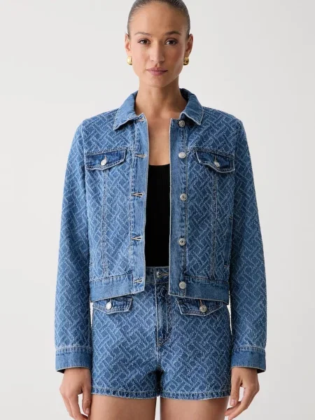 Morgan jachetă pentru femei din denim VOCHAM albastru