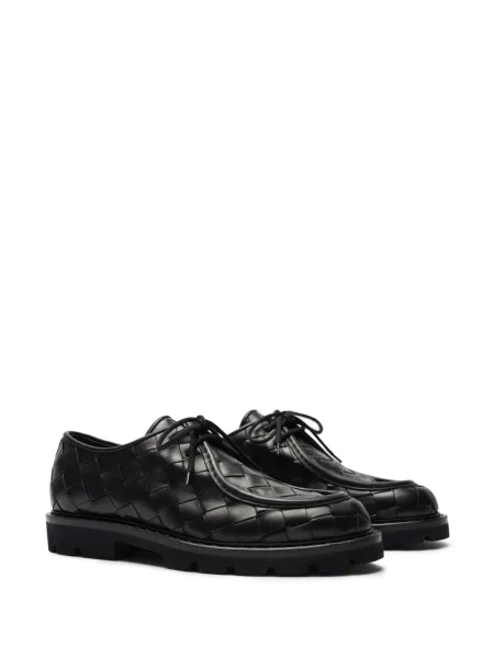 Pantofi derby Scarosso din piele negru