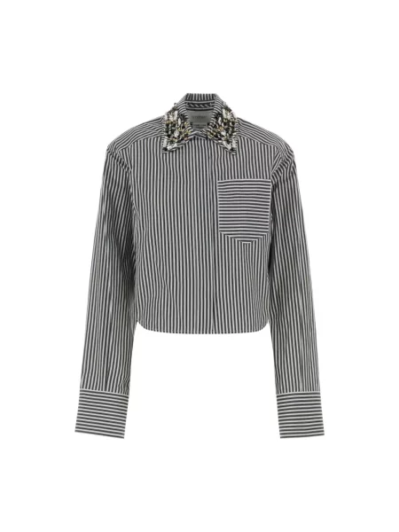 Koszula Sportmax popelinowa czarna