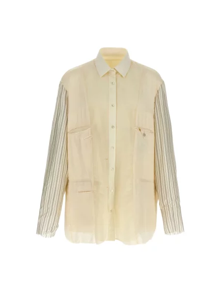 Koszula Maison Margiela beżowa