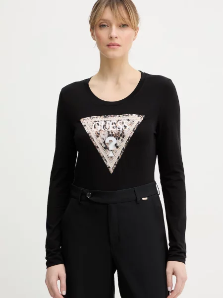Guess longsleeve LEO czarny