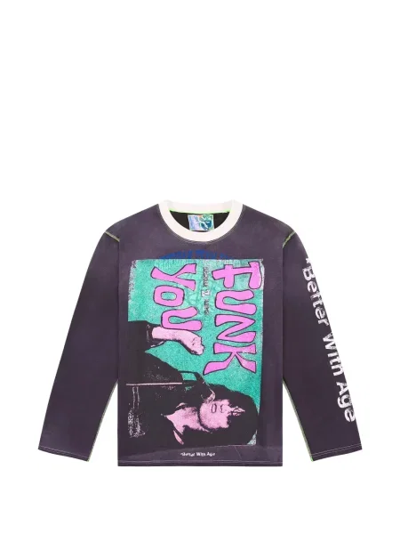 Tricou Better With Age cu imagine negru