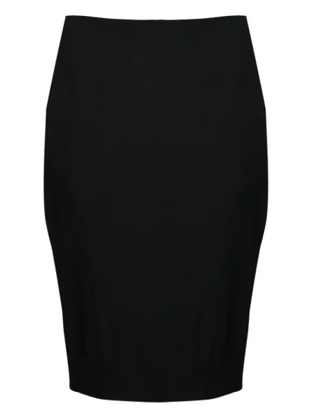 Fustă tip creion Saint Laurent negru