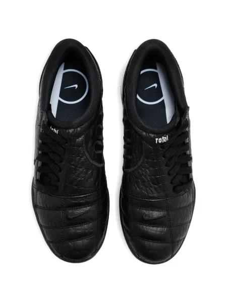 Бягане чехли Nike на платформе бродирани оранжево