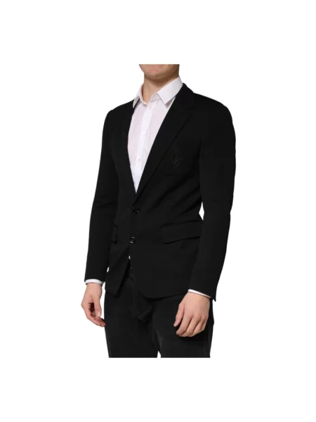Garnitur Dolce And Gabbana wełniany czarny