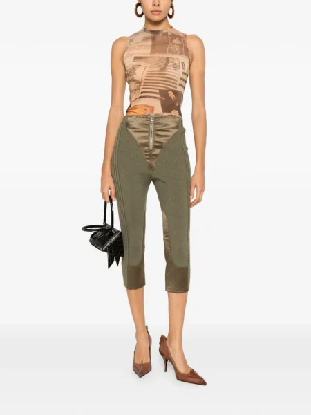 Pantaloni Jean Paul Gaultier verde