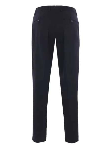 Pantaloni Eleventy plisate albastru