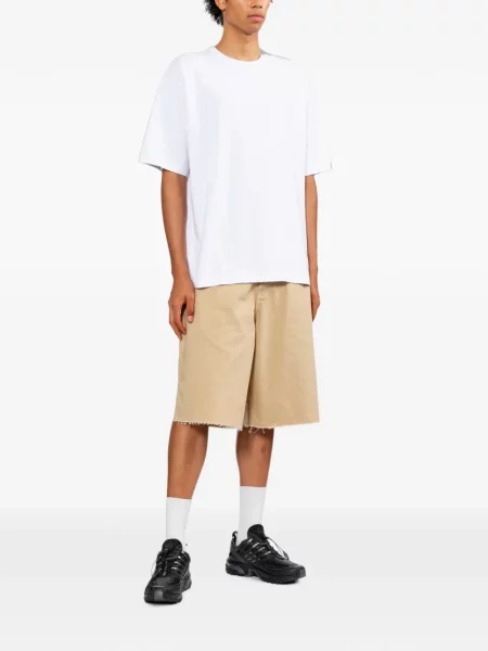 Tricou Neighborhood cu decolteu rotund alb