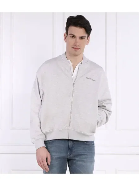 Tommy Jeans Hanorac BOMBER | Relaxed fit gri