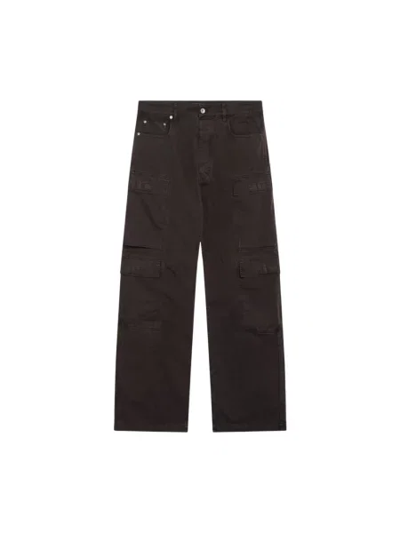 Spodnie cargo Rick Owens brązowe