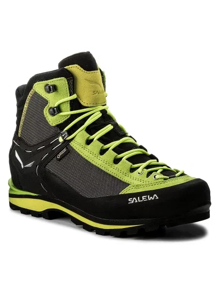 Turistiniai batai Salewa Crow Gtx GORE-TEX Cactus/Sulphur Spring juoda