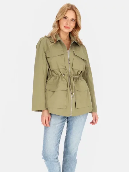 Kurtka przejściowa Perso ze sznurkiem