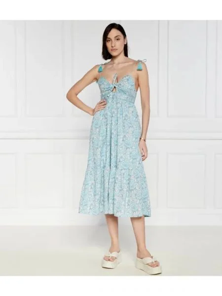 Pepe Jeans London Rochie MALLORY PRINT albastru