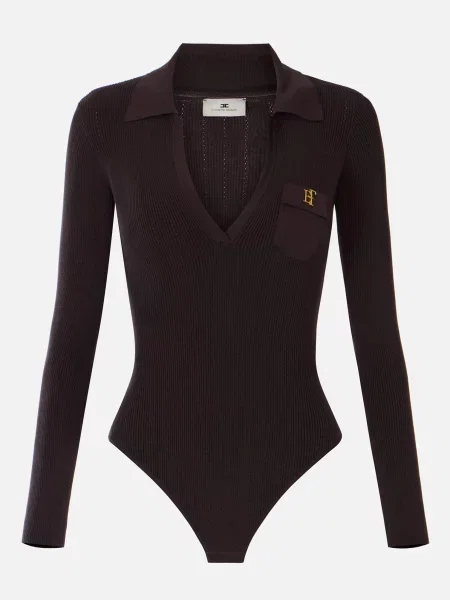 Боді Elisabetta Franchi коричневе