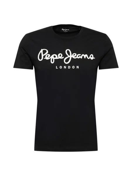 Pepe Jeans Tricou / alb negru