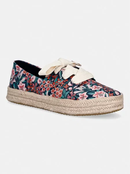 Toms espadrile pentru femei CAROLINA LACE UP