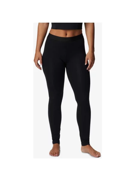 Długie rajstopy Columbia Midweight Stretch Intense Black XS czarne