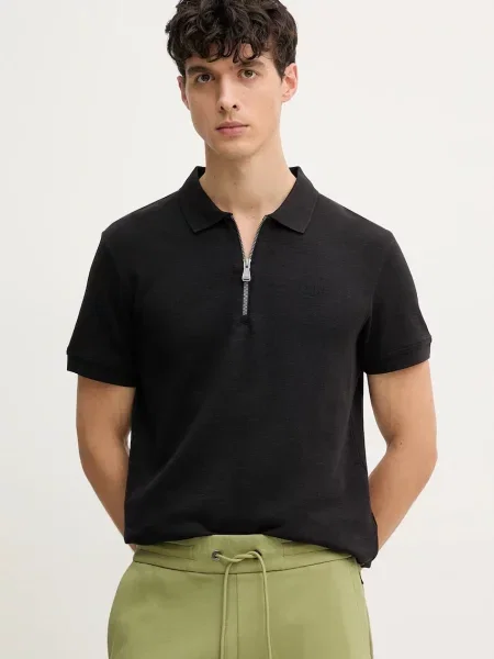 Joop! tricou polo bărbați uni negru
