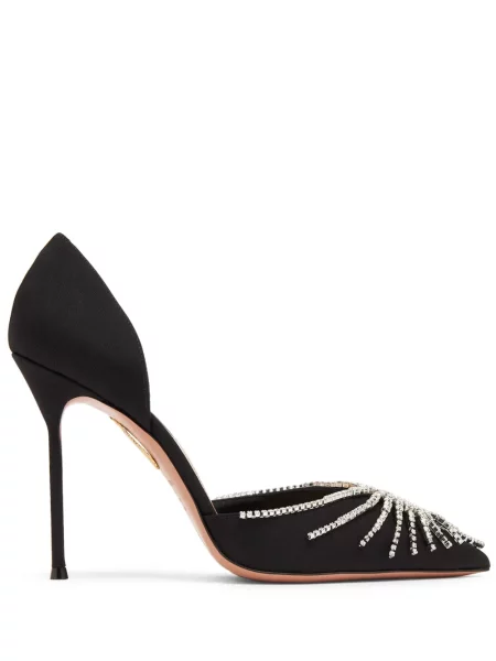 Pantofi cu toc Aquazzura negru