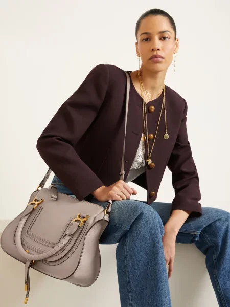 Chloé Kabelka Marcie twilight purple fialová