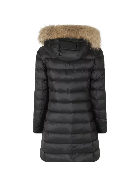 Кожена тапицерия кожух Blauer с козина черно