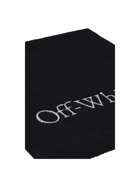 Szal Off-white wełniana biała