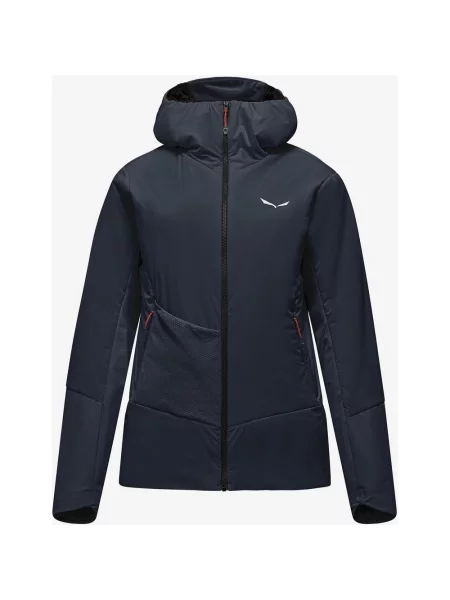 Kurtka z kapturem Salewa Pedroc TirolWool Air Hybrid noc 34 niebieska