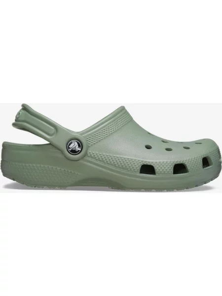 Klapki Crocs Classic Clog ciemny junior zielony