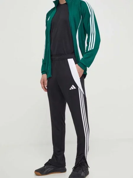 ADIDAS PERFORMANCE Pantaloni sport Tiro negru alb