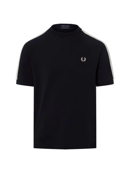 Fred Perry Koszulka Mężczyźni S niebieski