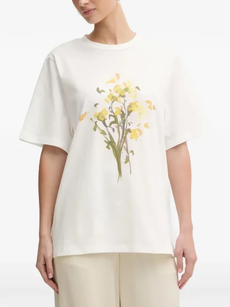 Tricou Stine Goya cu model floral cu imagine