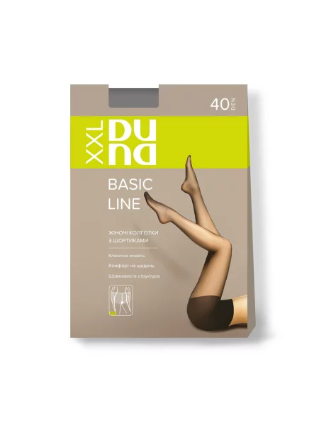 Колготки з шортиками XXL 40 DEN DUNA