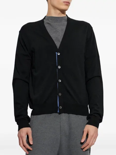 Cardigan Lanvin de lână clasic negru