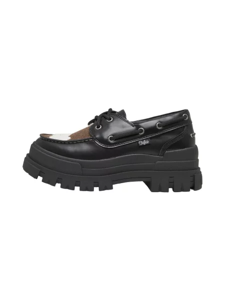BUFFALO Mocasini Aspha bej / maro negru