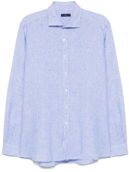 Koszula Fay w paski niebieska