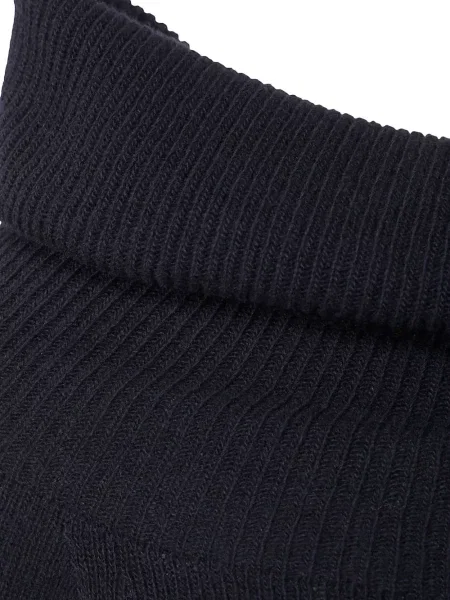 Sweter Nuur prążkowany czarny