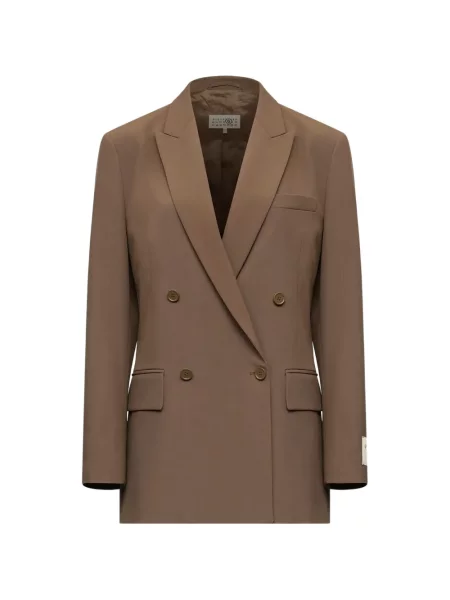 Sacou Mm6 Maison Margiela de lână maro