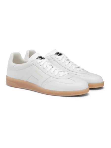 Sneakersy Santoni białe