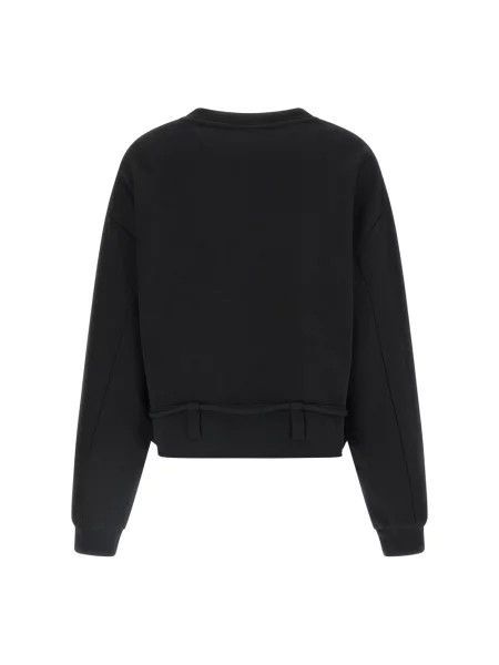 Bluza Dries Van Noten z dżerseju o skróconej długości czarna