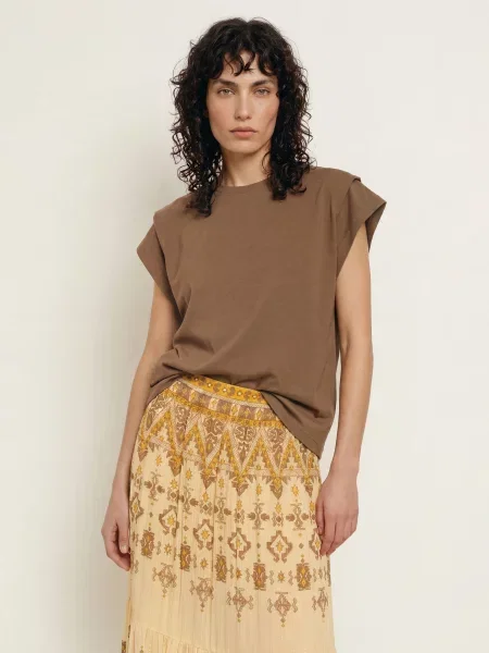 Ba&Sh Tričko Rio khaki
