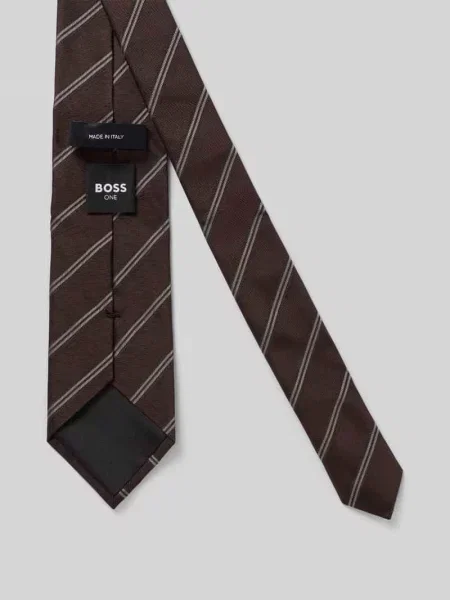 Krawat z czystego jedwabiu model H-Tie 8 CM-ONE' Boss